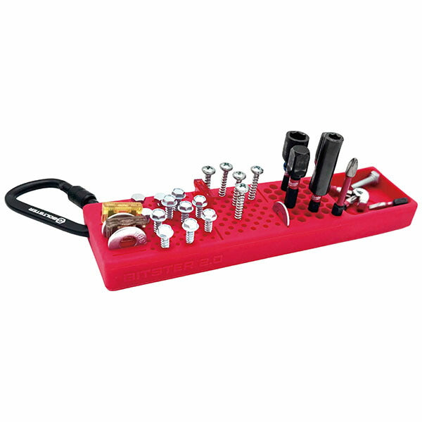 【11月の特価品】日本正規品 ボルトスター ビットオーガナイザーカラビナ付 2.0 レッド BTS-100004R (0860013026714) BOLTSTER