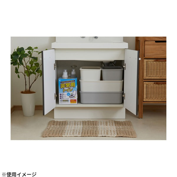 アイリスオーヤマ 非常用トイレセット 凝固剤10g 100回分 15年保存 抗菌消臭 防臭袋付 簡易トイレ (BTS10-100)(4967576769914) IRIS OHYAMA