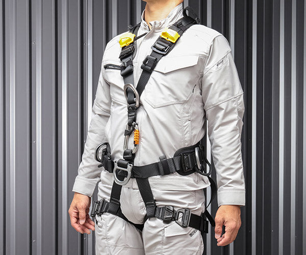 日本正規品 ペツル アバオ ファスト 国際バージョン サイズ1 ブラック/イエロー フルハーネス 墜落制止用器具規格適合 (C071DB01)(3342540845497) PETZL