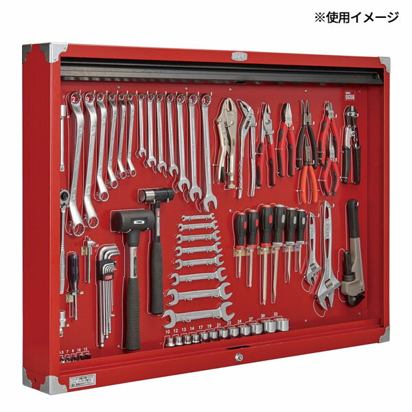 TONE 整備用工具セット シャッター付きサービスボード 間口1086×奥行124×高さ772mm セット内容:ボードのみ (C635B)(4953488387599) トネ