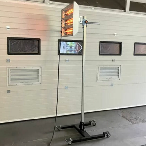 [メーカー直送業者便] キュービック 3灯式 200V カーボンヒーター CA-BS3 明々工業 CUBIC SYSTEM 塗装乾燥機 超速乾燥 ベーシック