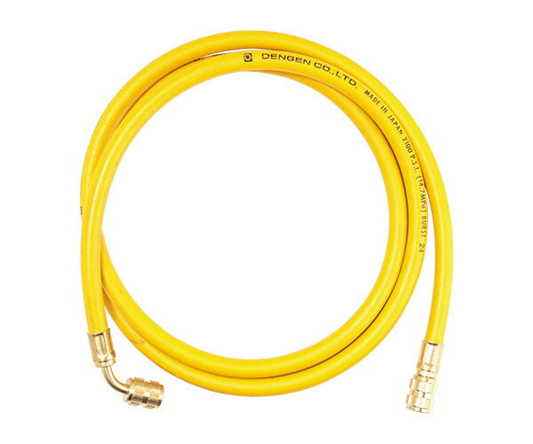 DENGEN HFC-134a専用チャージングホース（黄/低圧用） CP-H1600FY-SL