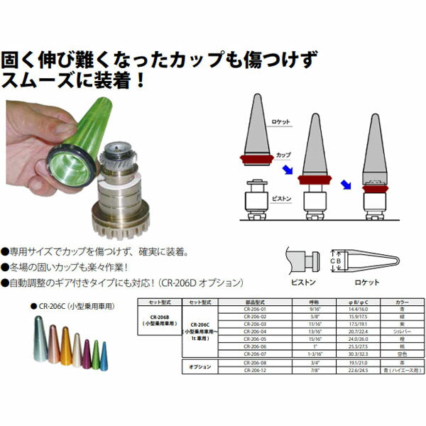 ハスコー カップロケット No.2（5/8） 緑 CR-206-02 (4580372205747) HASCO