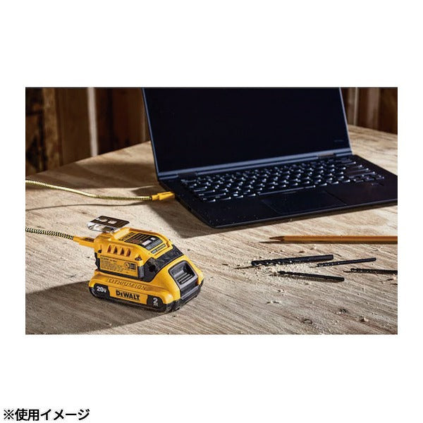 [26AW新商品] 日本正規品 デウォルト 18V USB PD対応 ポータブル充電器 USB-C 100W 給電・充電 FLEXVOLT対応 110g (DCB094-B1)(4536178692540) DEWALT