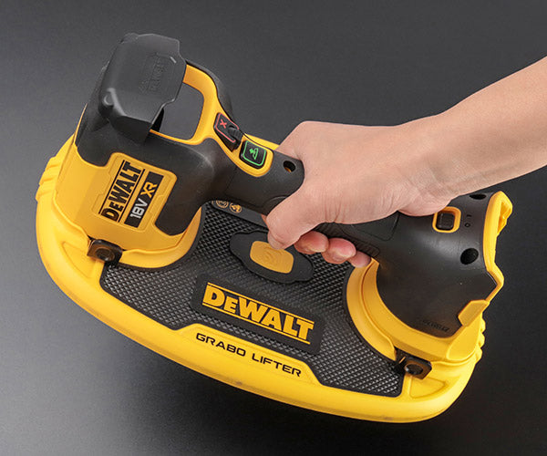 [26AW新商品] 日本正規品 デウォルト 18V XR GRABO 電動バキュームリフター 最大120kg 吸着リフター 本体のみ (DCE590N-XJ)(4536178888882) DEWALT