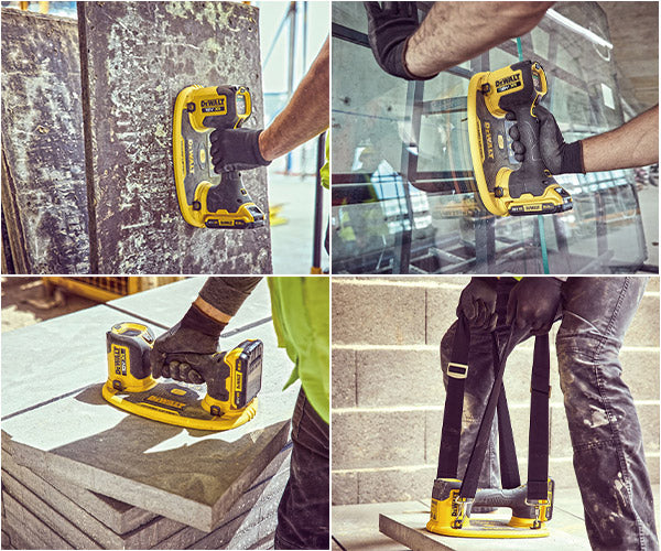 [26AW新商品] 日本正規品 デウォルト 18V XR GRABO 電動バキュームリフター 最大120kg 吸着リフター 本体のみ (DCE590N-XJ)(4536178888882) DEWALT