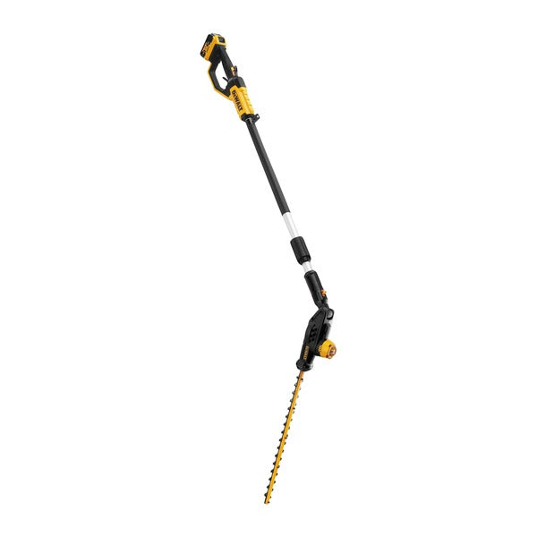 日本正規品 デウォルト 18V ポールヘッジトリマー ブレード長560mm 関節式ヘッド 5.0Ahバッテリー・充電器付 (DCMPH566P1-JP)(4536178691963) DEWALT