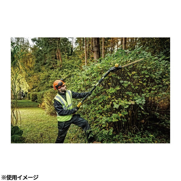 日本正規品 デウォルト 18V ポールヘッジトリマー ブレード長560mm 関節式ヘッド 5.0Ahバッテリー・充電器付 (DCMPH566P1-JP)(4536178691963) DEWALT
