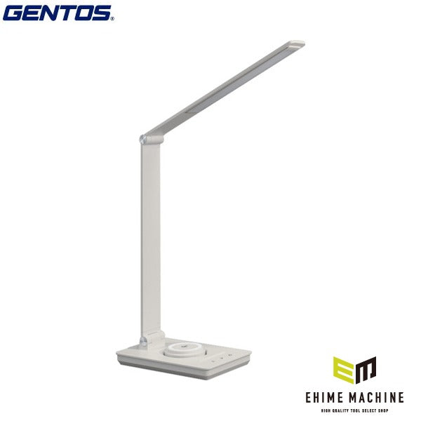 ジェントス デスクライト ワイヤレス給電付き 1000lm アイボリー (DK-R116IV)(4950654053234) GENTOS