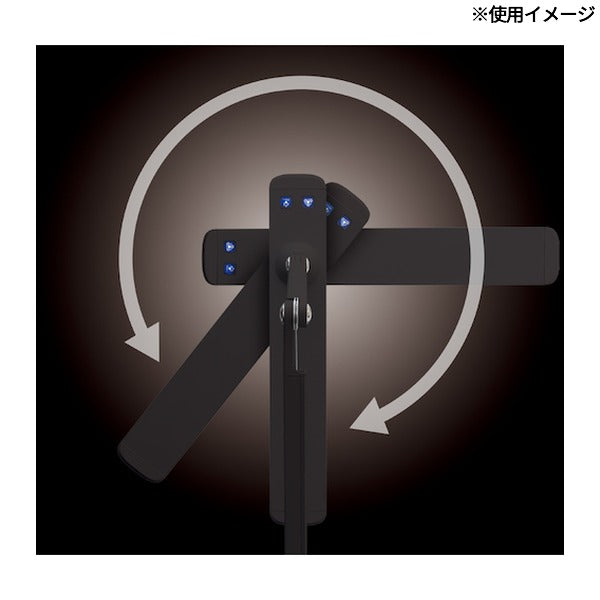 ジェントス 眼のことを考えたLEDデスクライト (DK-R190BK)(4950654050905) GENTOS