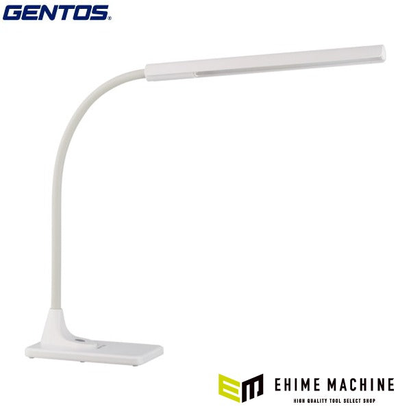 ジェントス ルミサス 高演色デスクライト広範囲照射 (DK-R270WH)(4950654049244) GENTOS