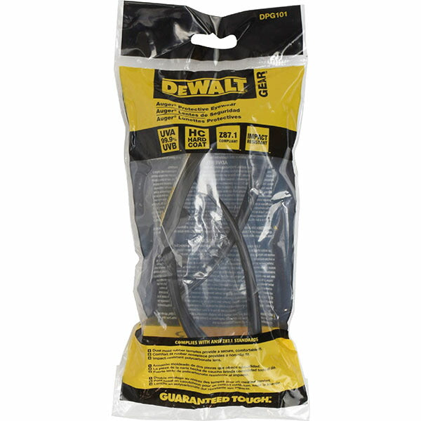 日本正規品 デウォルト Auger 保護メガネ スモークレンズ DPG101-2D (0674326277615) DEWALT RADIANS