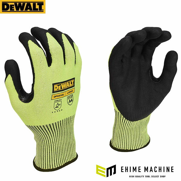 日本正規品 デウォルト 耐切創ファイバーグラスグローブ L DPG855L (0674326346687) DEWALT RADIANS