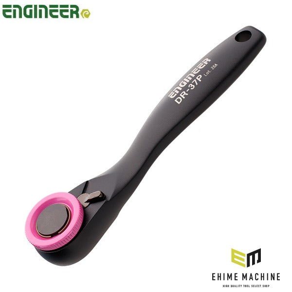 エンジニア ラチェットレンチ Mini PINK&BLACK 差込角6.35mm 72枚ギア 早回し (DR-37P)(4989833012496) ENGINEER