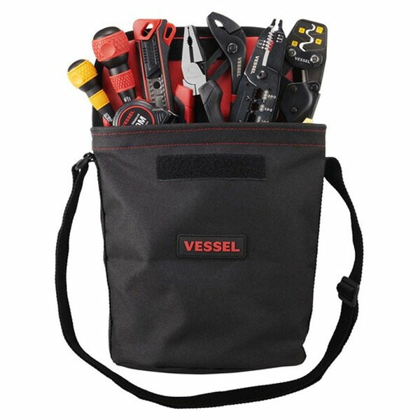 ベッセル 第二種電気工事士技能試験用工具セット 9点 圧着工具 VA線ストリッパー 収納ケース付 (DKS-9) (4907587040251) VESSEL