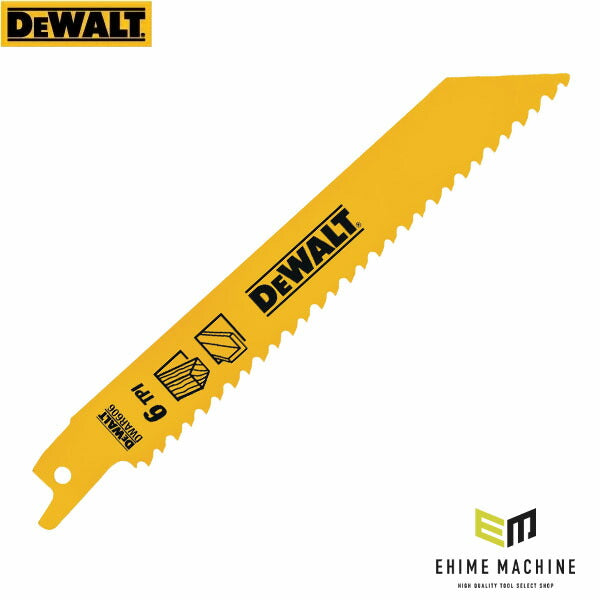 日本正規品 デウォルト セーバーソーブレード6山x150mm(5枚) (DWAR606-JP)(4536178923262) DEWALT