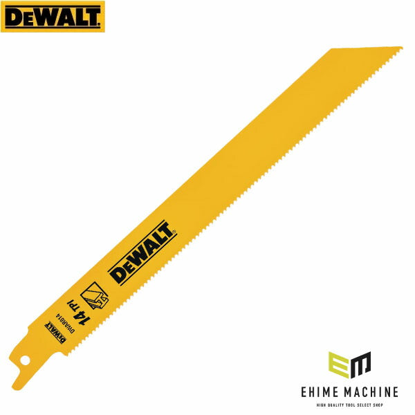 日本正規品 デウォルト セーバーソーブレード14山x200mm(5枚) (DWAR814-JP)(4536178923460) DEWALT