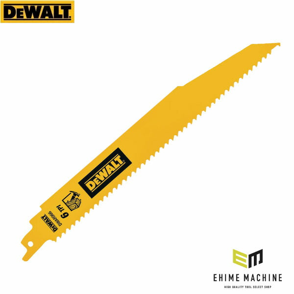 日本正規品 デウォルト セーバーソーブレード6山x225mm(5枚) (DWAR966-JP)(4536178923224) DEWALT
