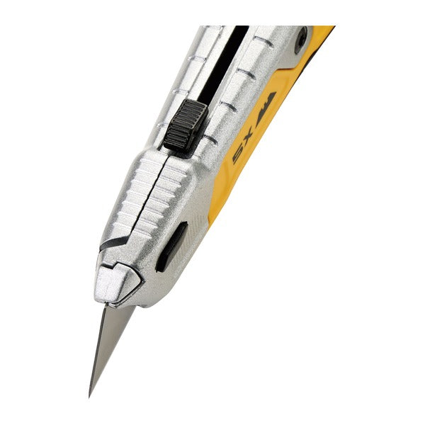 [26AW新商品] 日本正規品 デウォルト タフシリーズ 固定式 ユーティリティナイフ 替刃5枚収納 鋳造合金ボディ (DWHT10998-0)(4536178923941) DEWALT
