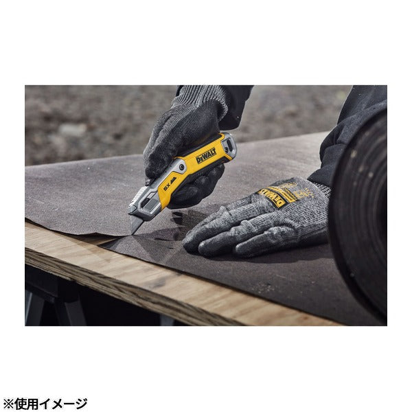 [26AW新商品] 日本正規品 デウォルト タフシリーズ 固定式 ユーティリティナイフ 替刃5枚収納 鋳造合金ボディ (DWHT10998-0)(4536178923941) DEWALT
