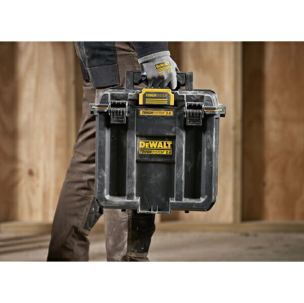 DEWALT DWST08035-1 タフシステム 2.0 スタンダードBOXハーフサイズ プロ仕様 高耐久 ツールボックス デウォルト DeWALT タフケース連結可能