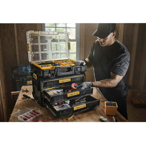 DEWALT DWST08330-1 タフシステム 2.0 3段引出しチェスト プロ仕様 高耐久 ツールチェスト デウォルト DeWALT タフケース連結可能