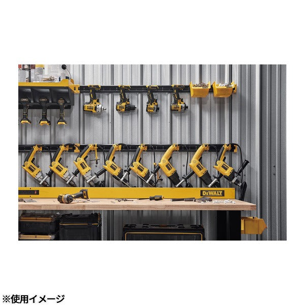 [26AW新商品] 日本正規品 デウォルト ガレージ 金属製フック 8個セット DXLレール対応 耐荷重約9kg コード付き工具用 (DWST82817)(4536178922708) DEWALT