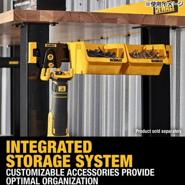 日本正規品 デウォルト DEWALTガレージ 連結レール 51cm 金属収納レール (DWST82827)(4536178929882) DEWALT