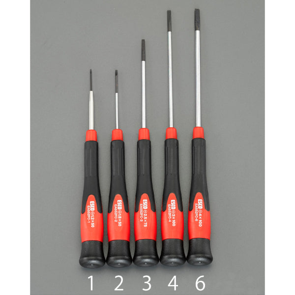 エスコ 1.2x 50mm [-]ドライバー(精密用) EA552FC-1 ESCO