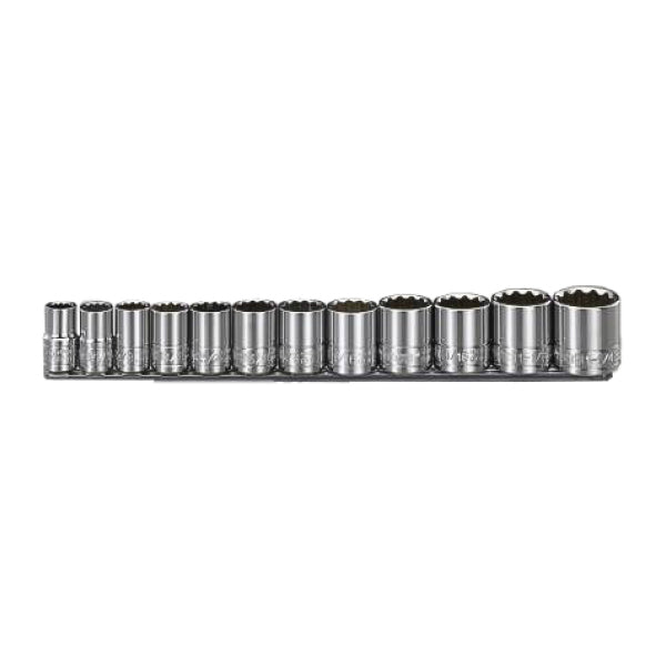 エスコ 1/2DR/1/2-1･1/4 ソケットセット(12角) EA687CS-300 ESCO