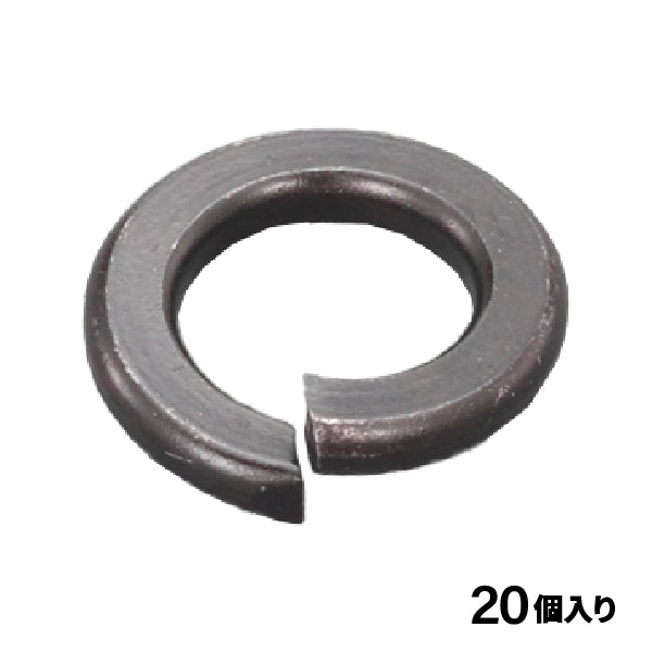 エスコ M6 スプリングワッシャー(ステンレス/黒色/20枚) EA949LY-606 ESCO