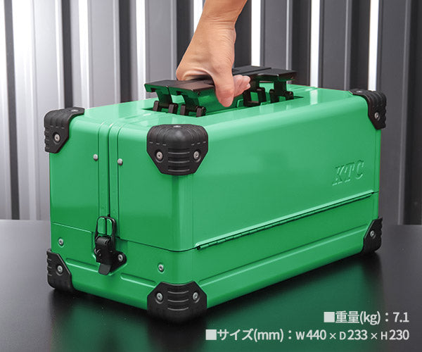 2024年限定色KTC 雙開手提金屬工具箱桃紅色孔雀綠EK-10AMLGR EK-10ASYR