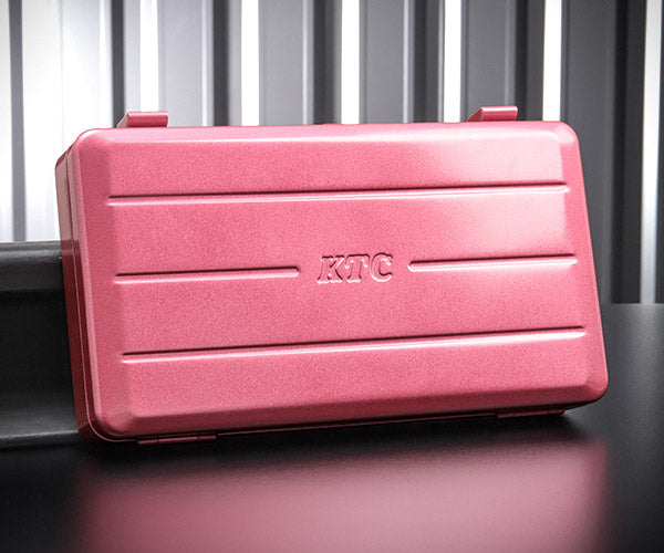 [限定カラー在庫限り] KTC 片開きメタルケース スプラッシュピンク 工具箱 ツールボックス スチール製 (EKB-1P)(4989433834344) 京都機械工具