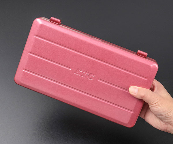 [限定カラー在庫限り] KTC 片開きメタルケース スプラッシュピンク 工具箱 ツールボックス スチール製 (EKB-1P)(4989433834344) 京都機械工具