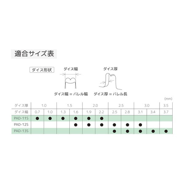 エンジニア 精密圧着ペンチ(ダイス交換式) (PAD-13) (4989833035341) ENGINEER