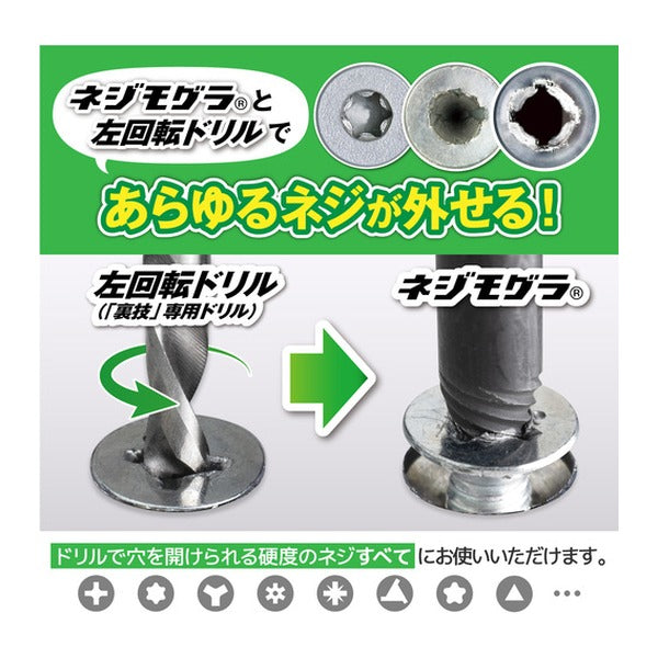 エンジニア MINIドライヴ&ネジモグラ「裏技」セット 対応ネジ頭径:5~6mm (TDZ-820) (4989833060473) ENGINEER
