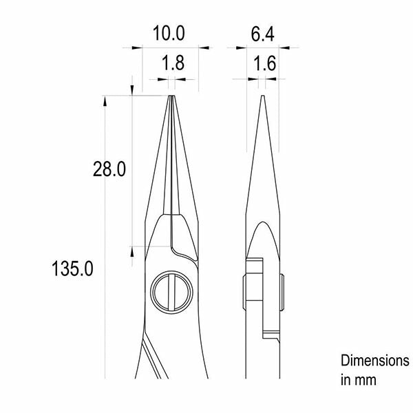 日本正規品 アイデアルテック ESD高精度プライヤ(スベリ止) (ES6024S.CR.BG.IT)(7640174711932) ideal-tek
