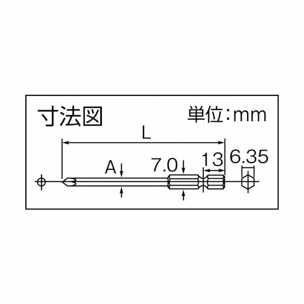 パナソニック ドライバービット (+)#2X75(EZ981)(4902710223501) Panasonic