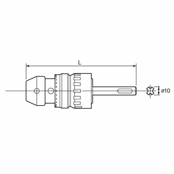 パナソニック はつりアタッチメント(SDSプラス)(EZ9HX402)(4989602851011) Panasonic