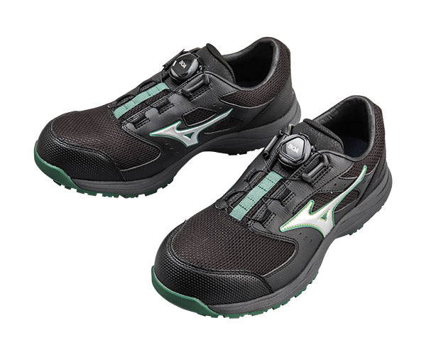 [26SS新作] ミズノ 安全靴 オールマイティ LS3 53L BOA ブラック×シルバー 22.0cm~30.0cm 3E(JSAA A種) (F1GA260209) MIZUNO
