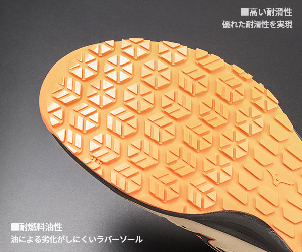 [26SS新作] ミズノ 安全靴 オールマイティ LS3 53L BOA サンドベージュ×ブラック 24.5cm~29.0cm 3E(JSAA A種) (F1GA260254) MIZUNO