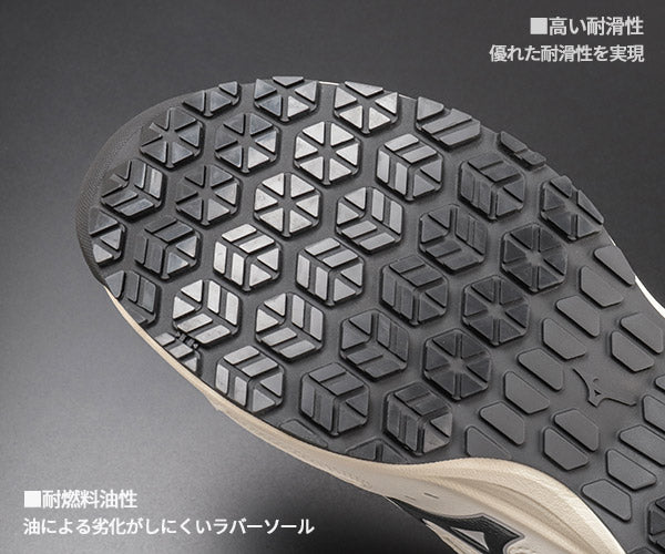 [26SS新作]  ミズノ 安全靴 オールマイティ LS3 74M BOA ハイカット ホワイト×ブラック 24.5cm~29.0cm 3E(JSAA A種) (F1GA260301) MIZUNO