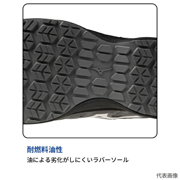[26AW新作] ミズノ 安全靴 オールマイティLSIII 21M ホワイト×ホワイト ベルト ミッドカット 3E JSAA A種 ミズノエナジー (F1GA261101) MIZUNO