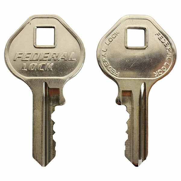 日本正規品 フェデラル 南京錠 20mm(同一KEY)イエロー (F20E-Y-KA204-P)(4545301101804) FEDERAL