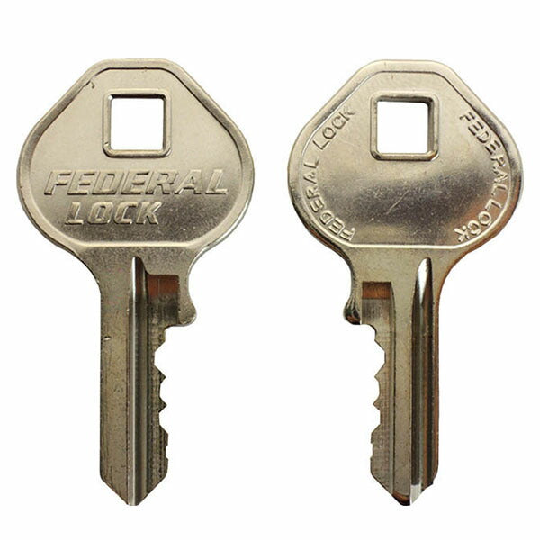 日本正規品 フェデラル 南京錠 30mm(同一KEY)ブルー (F30E-B-KA302-P)(4545301101835) FEDERAL