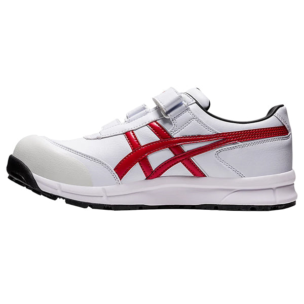 アシックス 安全靴 ウィンジョブ CP301 ホワイト×クラシックレッド