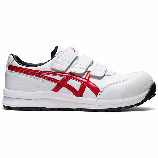 アシックス 安全靴 ウィンジョブ CP301 ホワイト×クラシックレッド ASICS おしゃれ かっこいい 作業靴 スニーカー