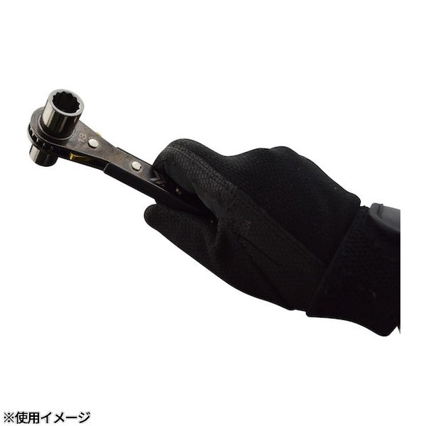 フジ矢 板ラチェットレンチ(黒金) (FRS-11-BG)(4952520852989) FUJIYA 工具