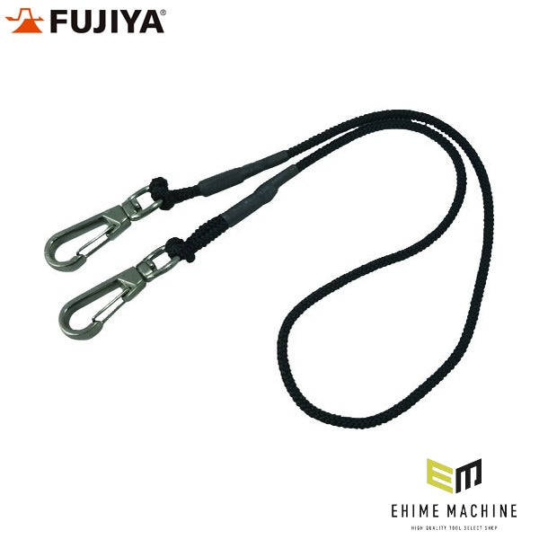 フジ矢 セーフティコードスリム(3kgタイプ・ブラック) (FSC-3S-BK)(4952520412701) FUJIYA 工具
