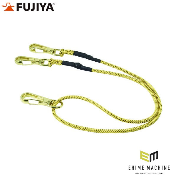 フジ矢 2丁掛けセーフティコード(3kgタイプ・ゴールド) (FSC-3SW-GD)(4952520412756) FUJIYA 工具